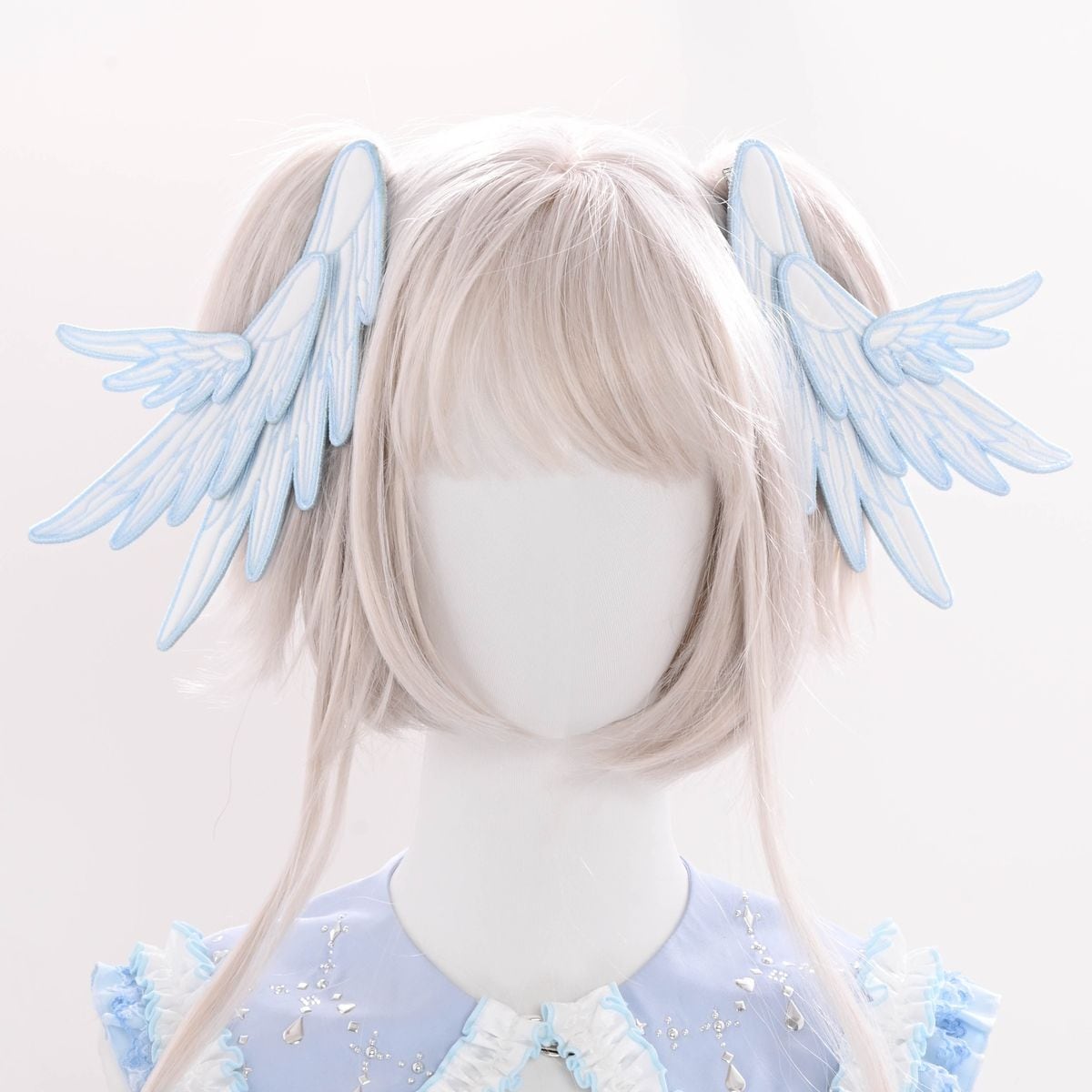 天使の羽セラフィムフェザーヘッドアクセサリー：大サイズ/中サイズ