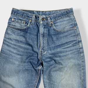 【LEVI'S】90s USA製 510-0217 デニム ジーンズ ジーパン スリム テーパード W31 ヒゲ ボタン裏 刻印 525 エルパソ工場 リーバイス 1994 us古着