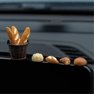 車飾り 5点セット パン クロワッサン バゲット 両面テープ付き