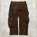 “ イタリア製 ”Polo Ralph Lauren Suede Leather Multi Pocket Cargo Pants