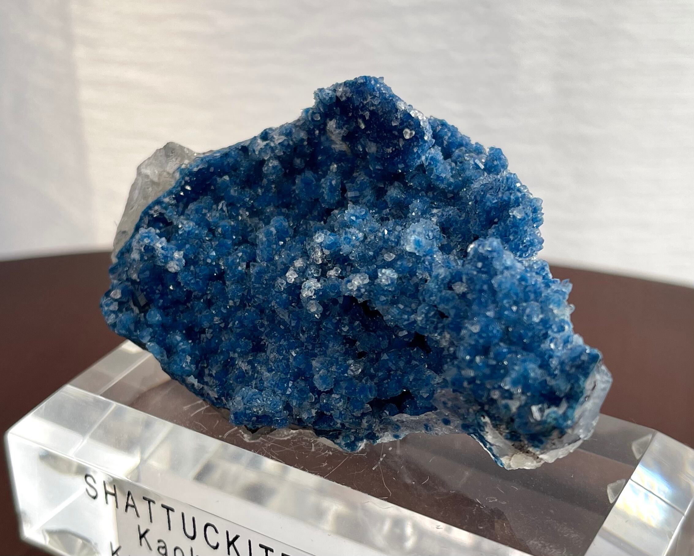 シャッタカイト / クォーツ【Shattuckite in Quartz】ナミビア産