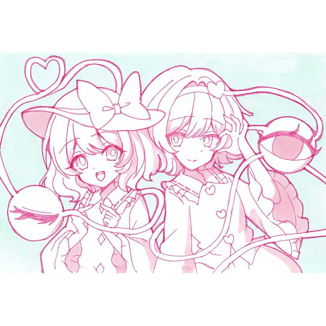 常設品】東方Project アナログ原画【ランダム】 | 遊城びすけ