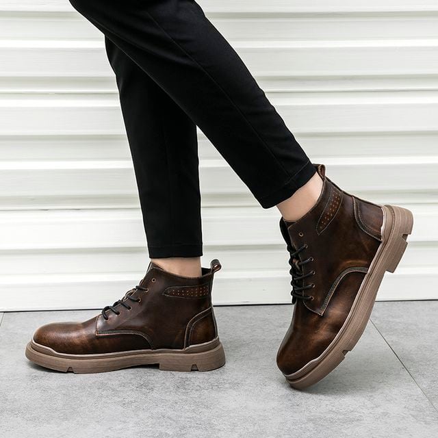 デッドストック【Hawkins】エンジニアブーツ/ブラウン/ワークブーツ/茶色◎ デッドストック【Hawkins】エンジニアブーツ/ブラウン/ワークブーツ