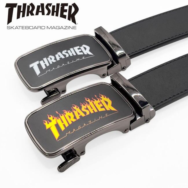 ブラック B1 THRASHER スラッシャー スマートロック ベルト メンズ 穴