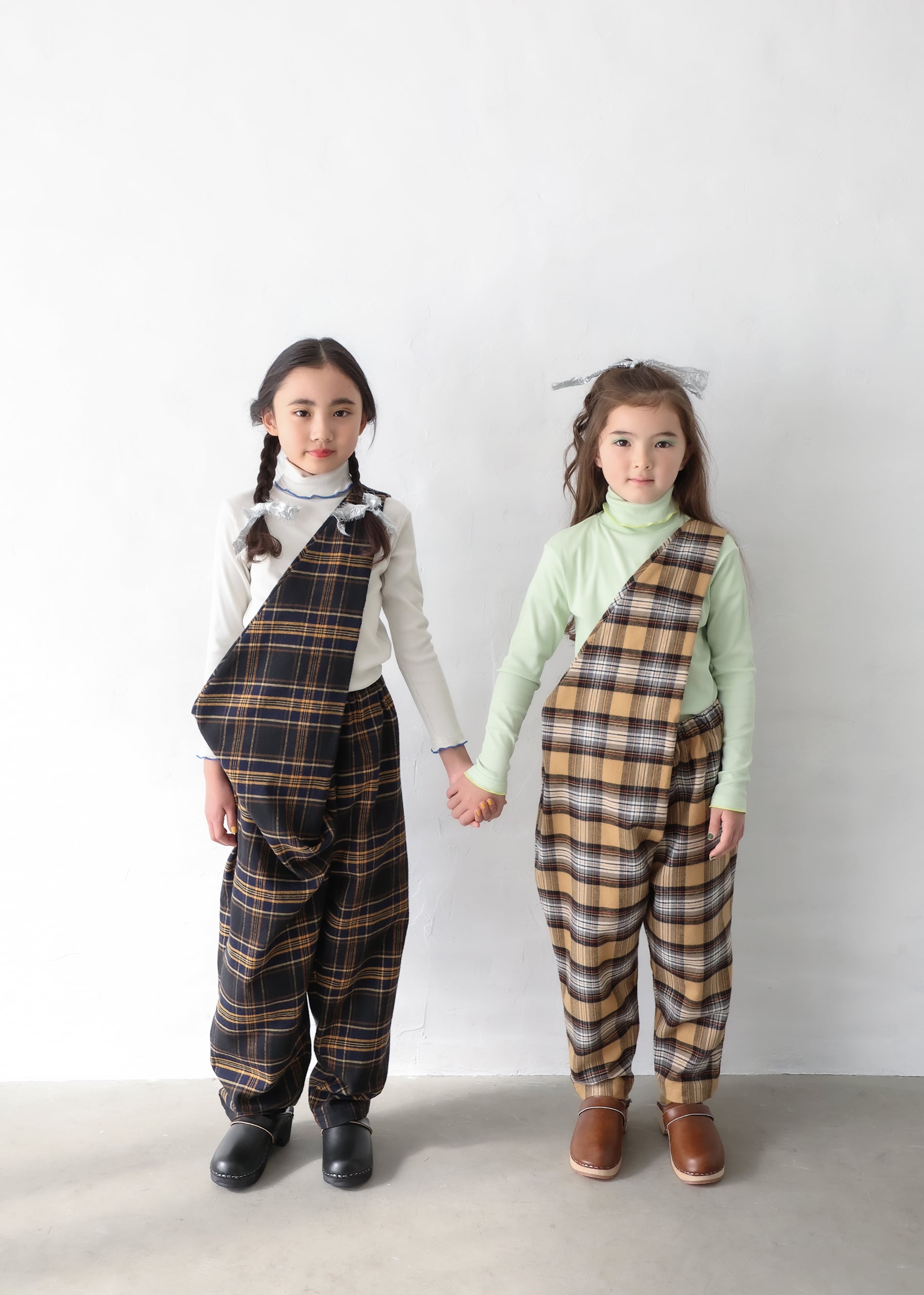 【25AW】michirico(ミチリコ)Rib turtle knit オイスターホワイト(S/M)長袖Tシャツ メロウ リブ