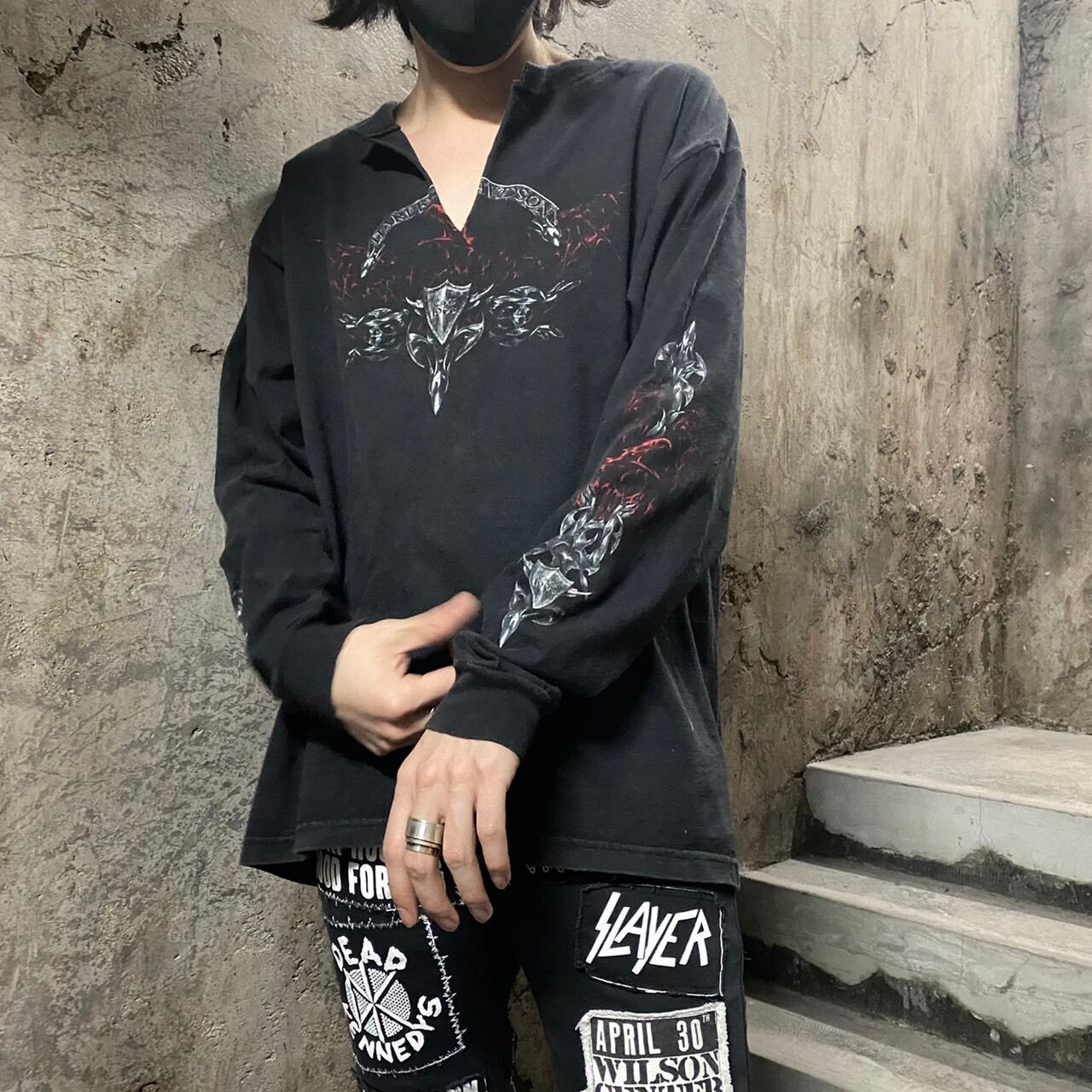 Harley-Davidson】Damage L/S T-Shirt | CHAOZ-カオス-