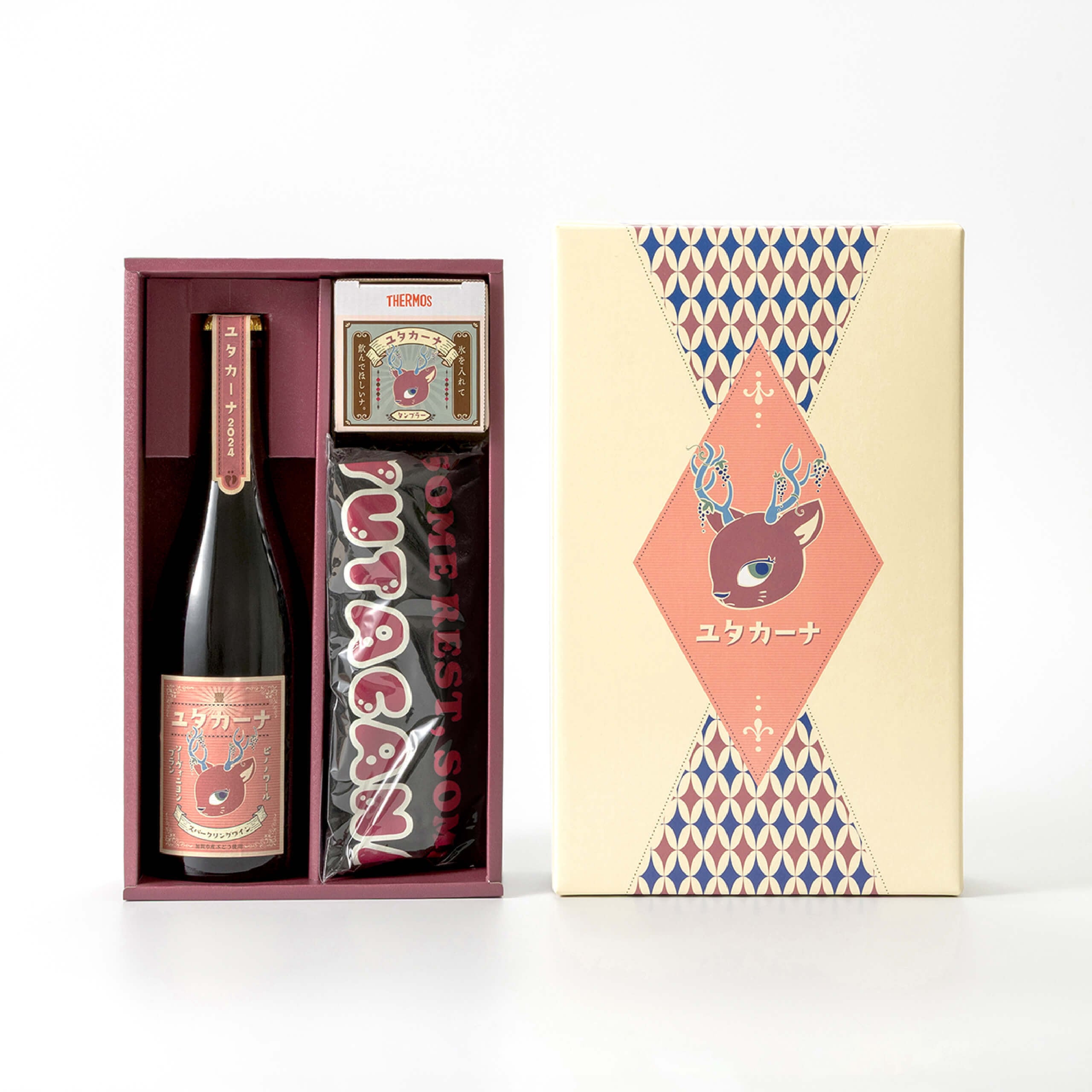 【ギフトセット】ワイン&オリジナルグッズ