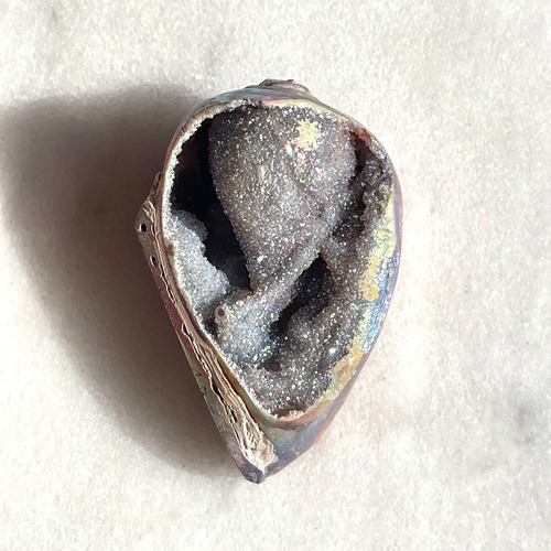 【地中海（アドリア海）でアチューメント】【レア】【超美石】スピラライトジェム（オーラ）　シェル　ラクシュミーの宝貝　御守り石　NO.２