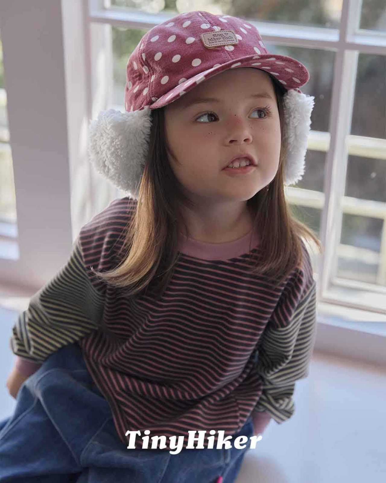 〖取寄〗韓国子供服 / 26winter / TinyHiker / マゴストライプT / キッズ *XS~XL*