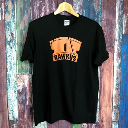 RAWKUS RECORDS　半袖黒色　Tシャツ　選べる6サイズ S,M,L,XL,XXL,XXXL 送料無料