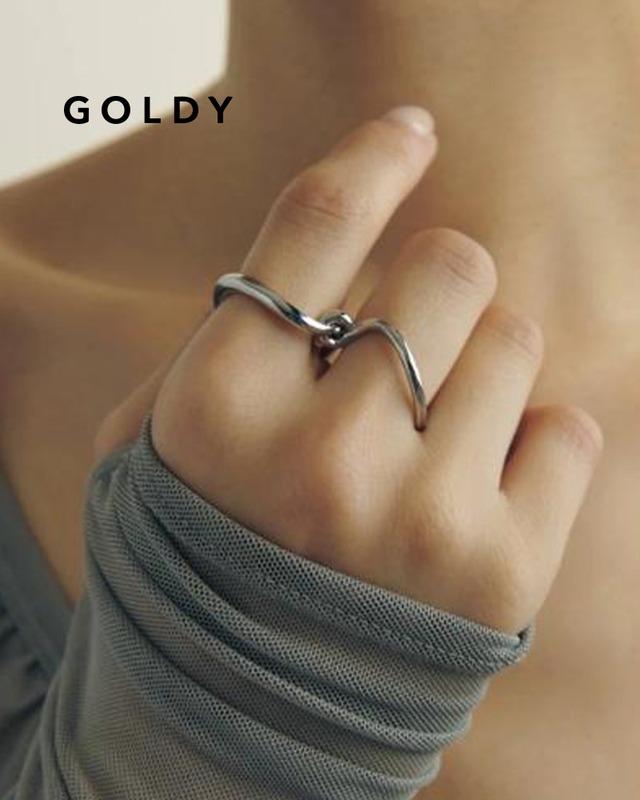 GOLDY/ゴールディ/2WAY コネクト ダブル リング/アクセサリー/5240202【追跡可能メール便180円】