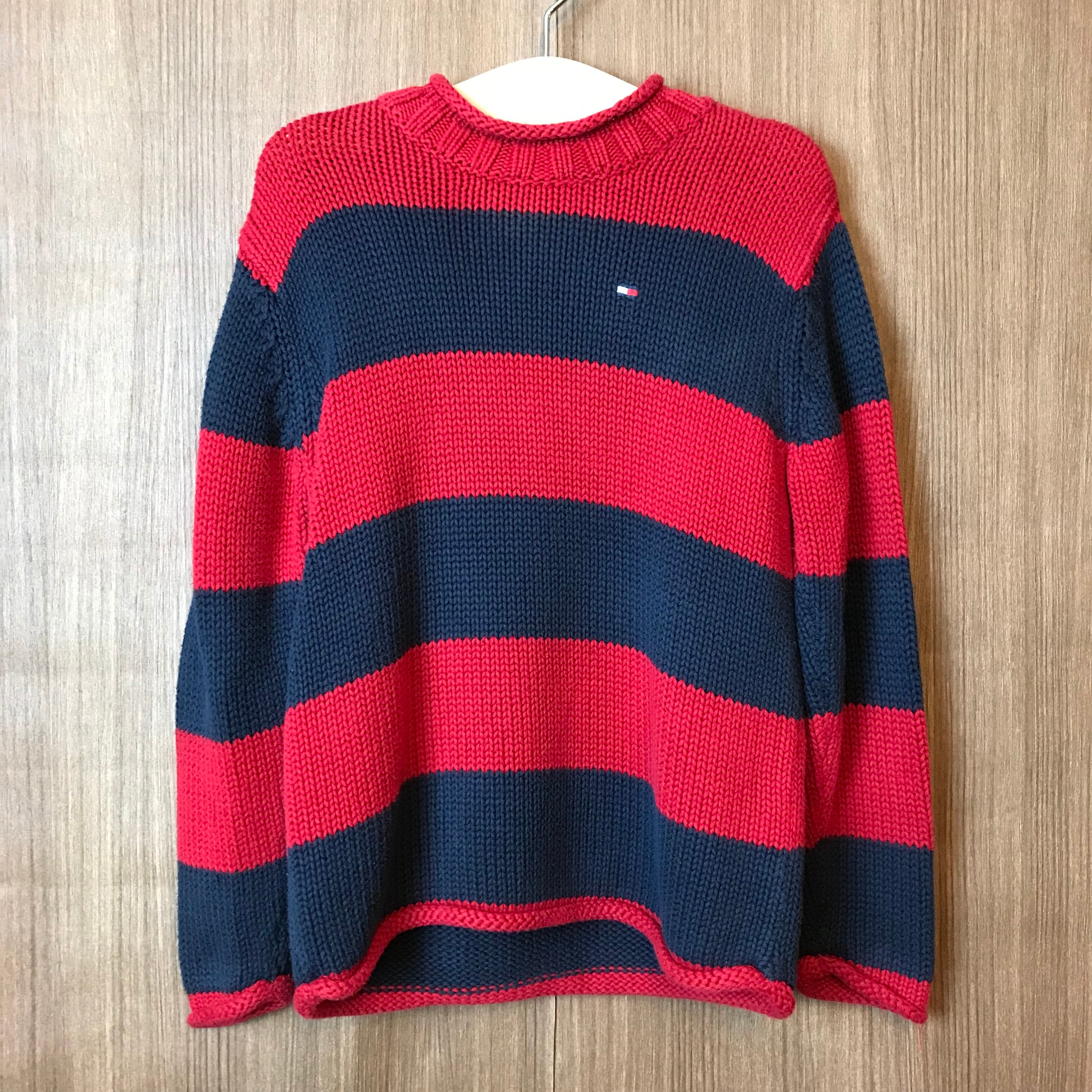 〇《キッズ》Tommy Hilfiger トミー ヒルフィガー ボーダー ニット