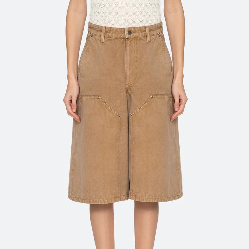 SEA NY WINSLOW CRAFT CARPENTER SHORT CAMEL