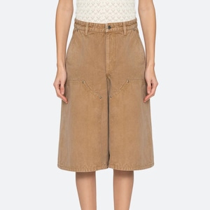 SEA NY WINSLOW CRAFT CARPENTER SHORT CAMEL