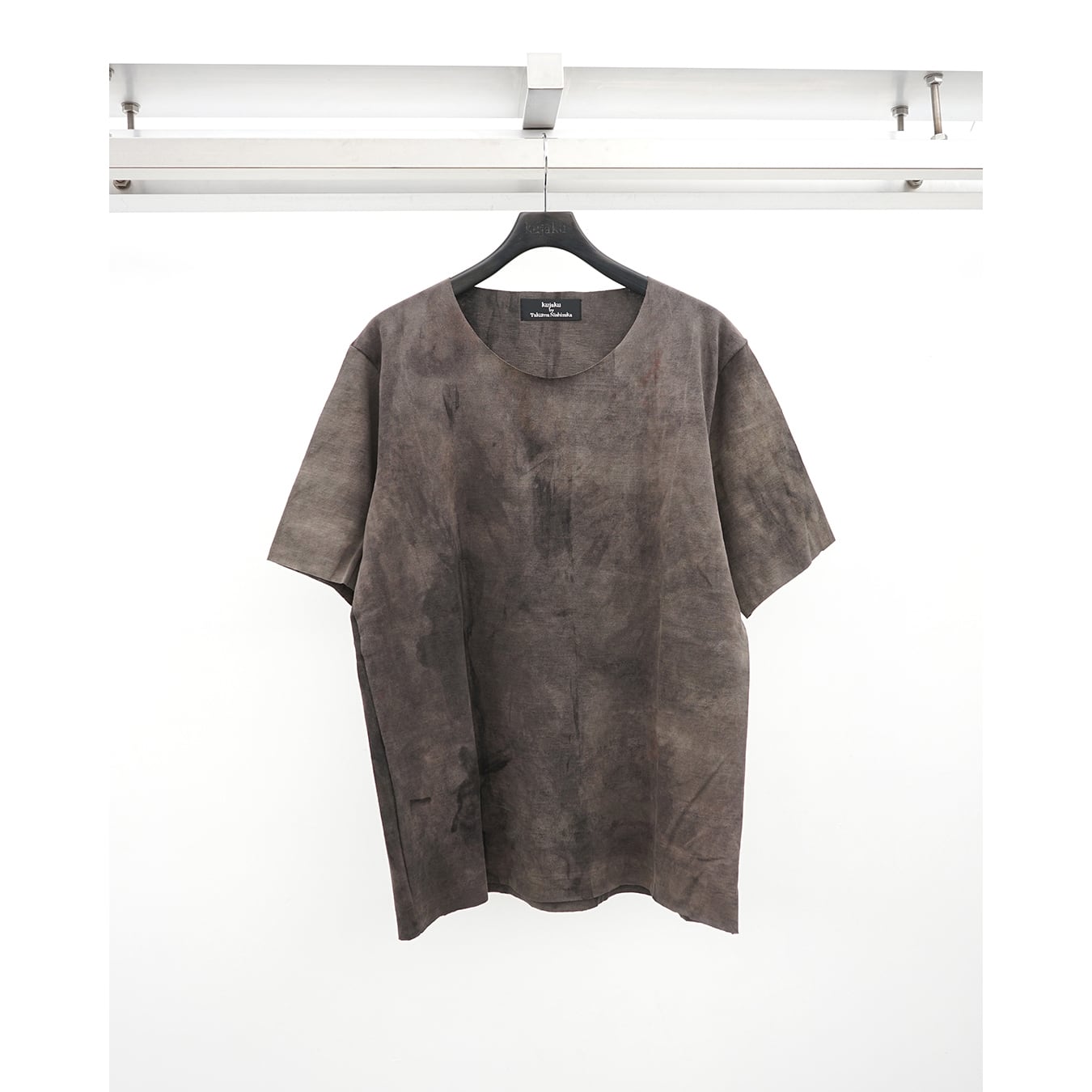 kujaku] (クジャク) K-142-13 special dyed crew neck short sleeve