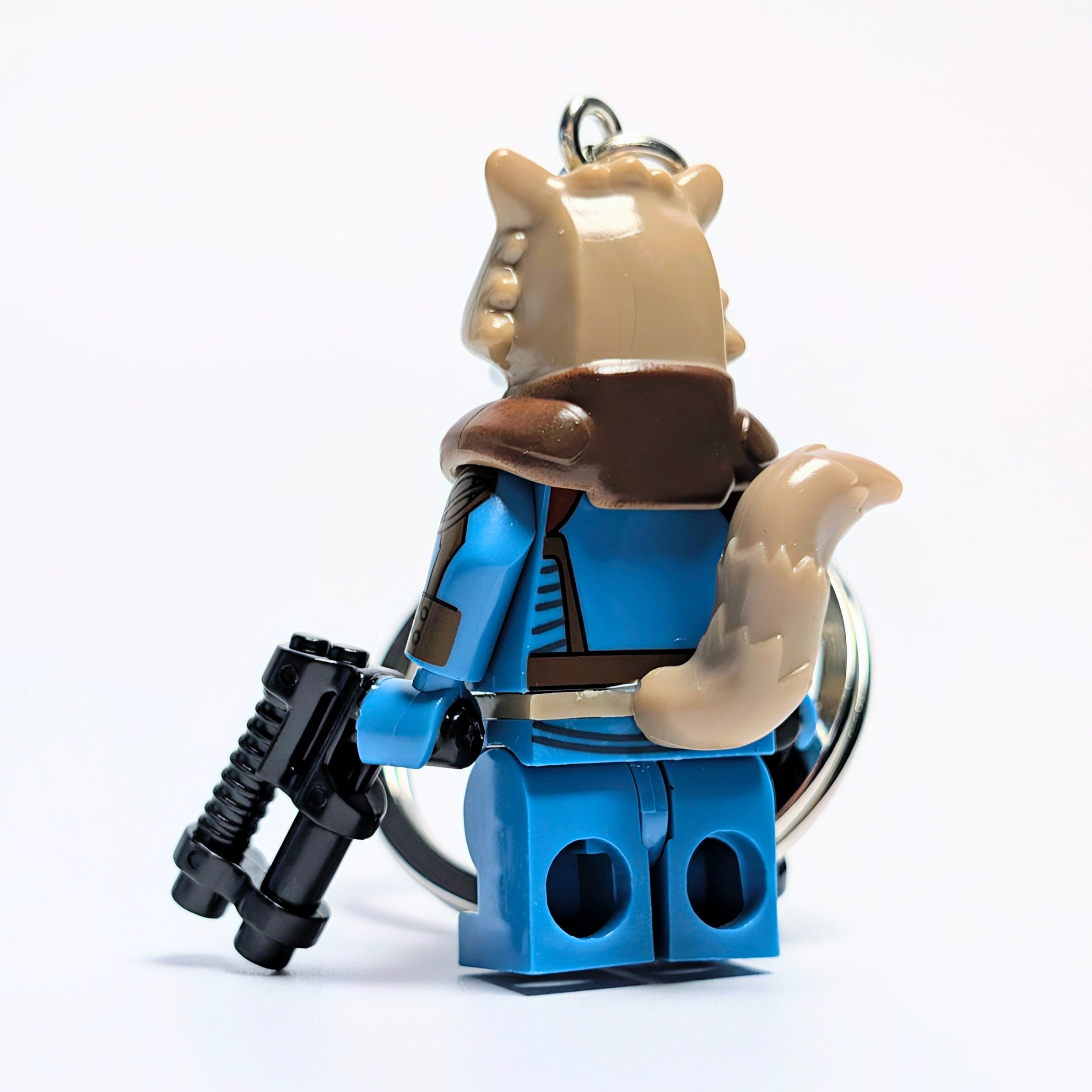 ☆ブロックフィギュアキーホルダー☆【 ガーディアンズ・オブ・ギャラクシー:VOLUME3 / アベンジャーズ 】 ロケット・ラクーン / MARVEL〚アメリカン雑貨 アメトイ〛