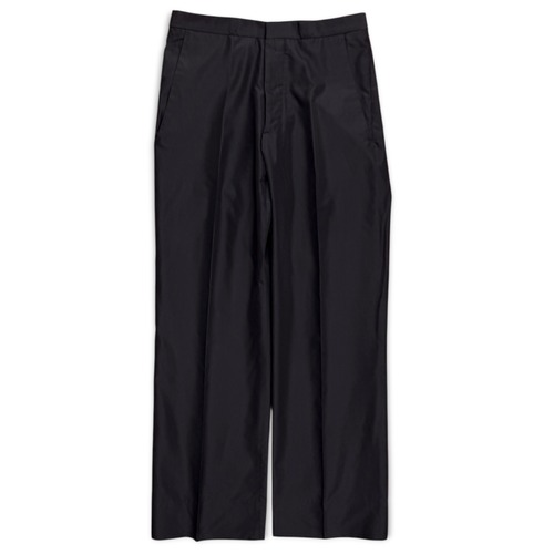【JIL SANDER】SILK SLACKS ジルサンダー　黒　シルク　スラックス