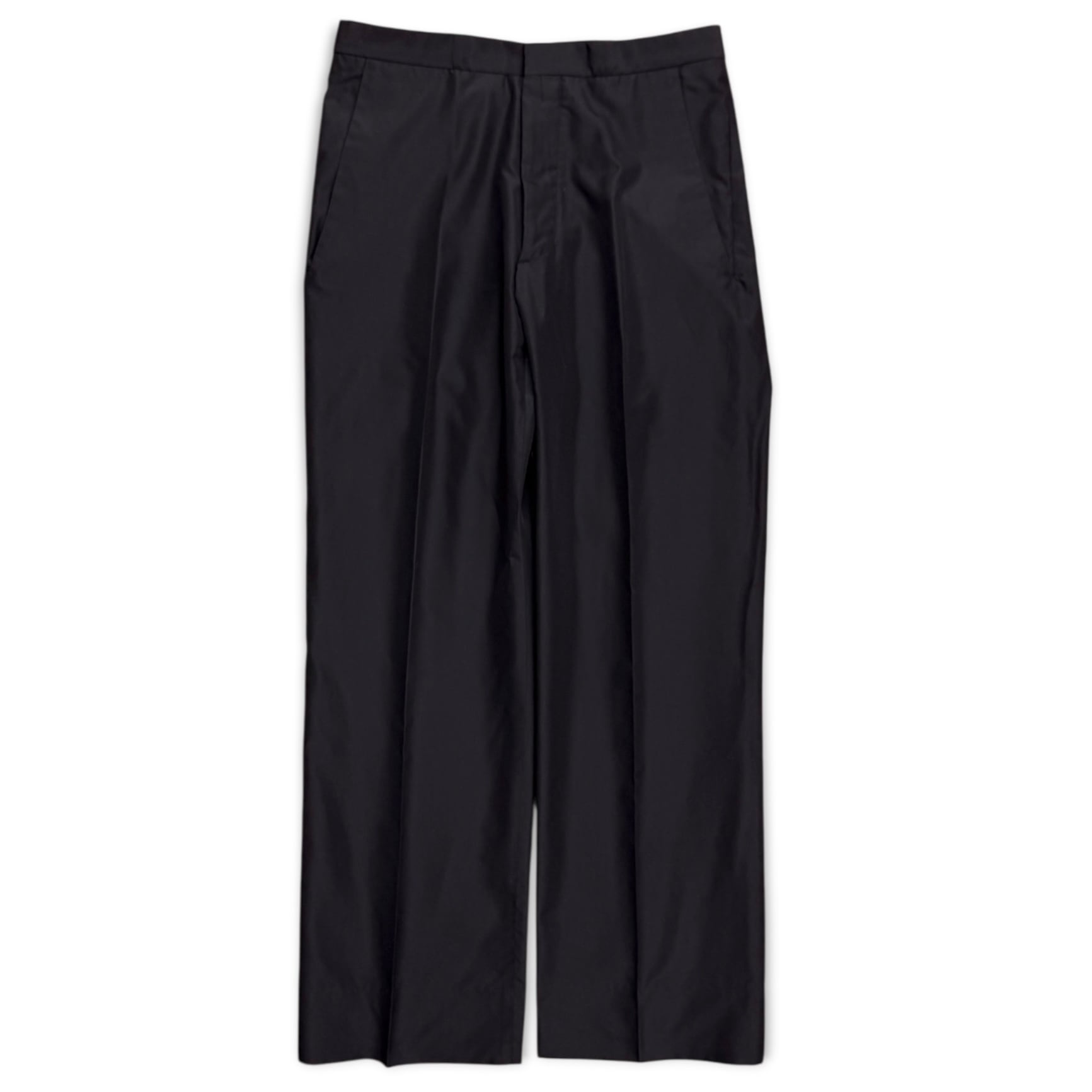 【JIL SANDER】SILK SLACKS ジルサンダー 黒 シルク スラックス