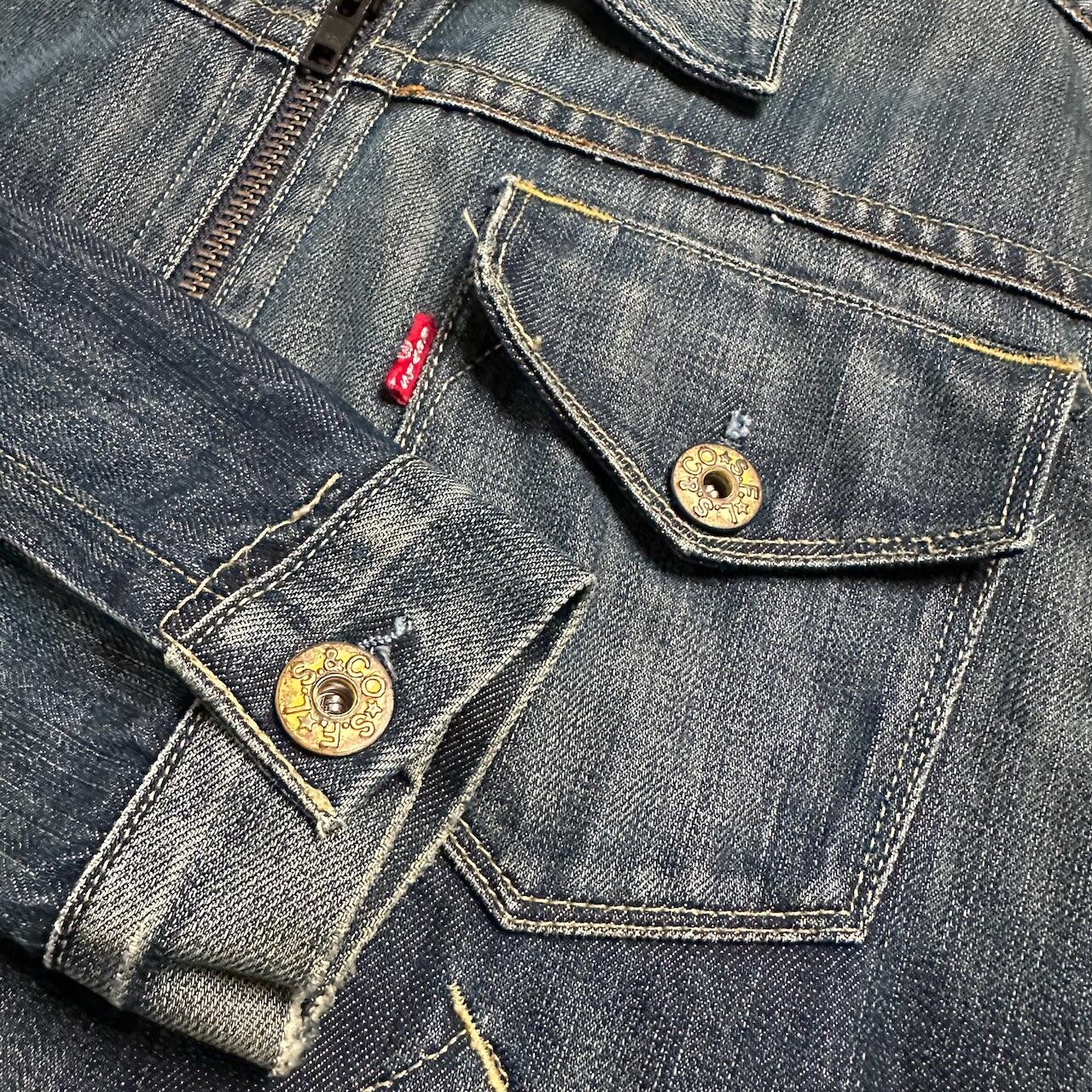 Levi's 70600 ジップアップ リーバイス デニムジャケット ジージャン