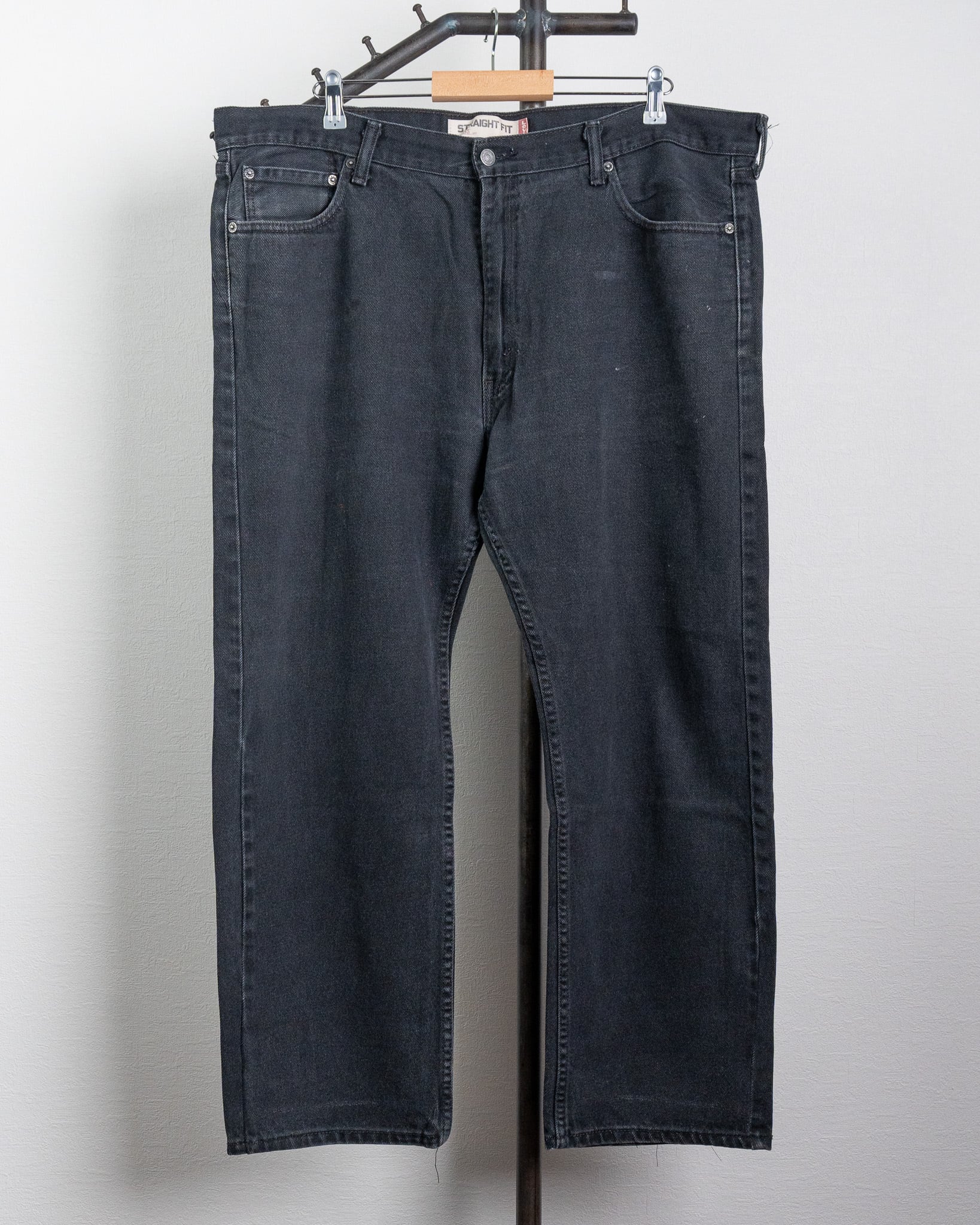 W42 L30】Levi's 505 Black Denim 