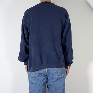 90s〜 NIKE sweatshirt solid navy "made in USA" XL