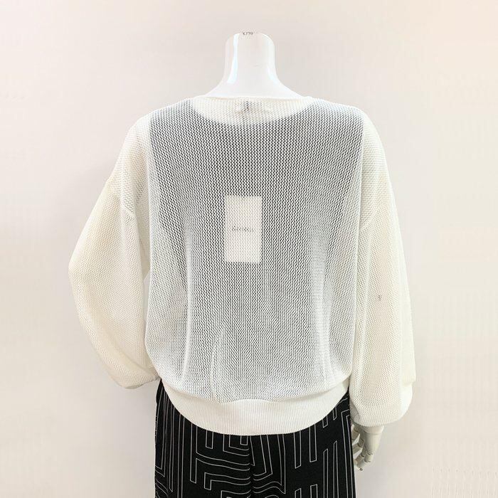 メッシュニット Wジップカーディガン 382-35350 spoom. メッシュシアー
