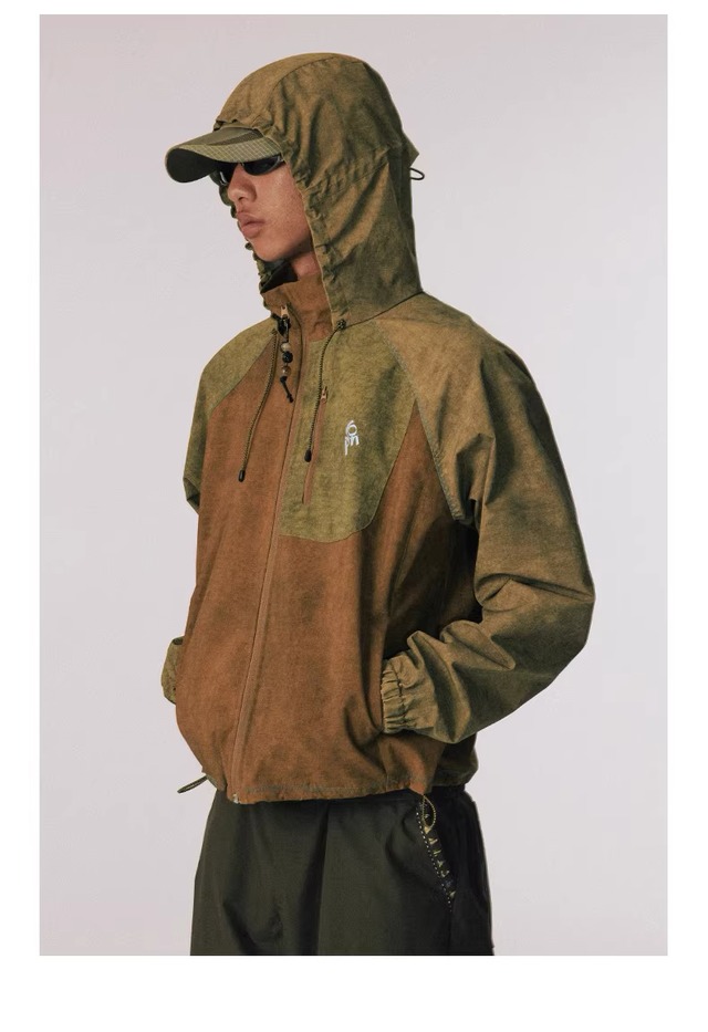 CONP Tie-Dye Nylon Hooded Jacket