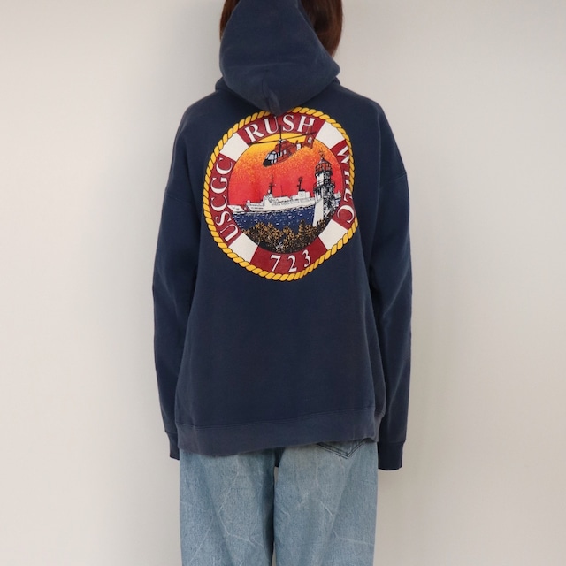 【USED】USCGC Rush Hoodie / Navy