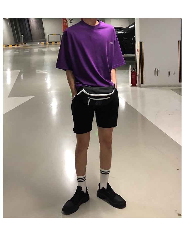 全2色 Tシャツ カットソー ロゴ カジュアル おしゃれ