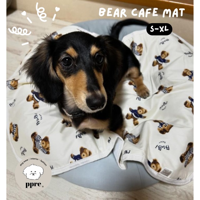 【M】くまちゃん 防水 プレイスマット カフェシート ペット ベビー