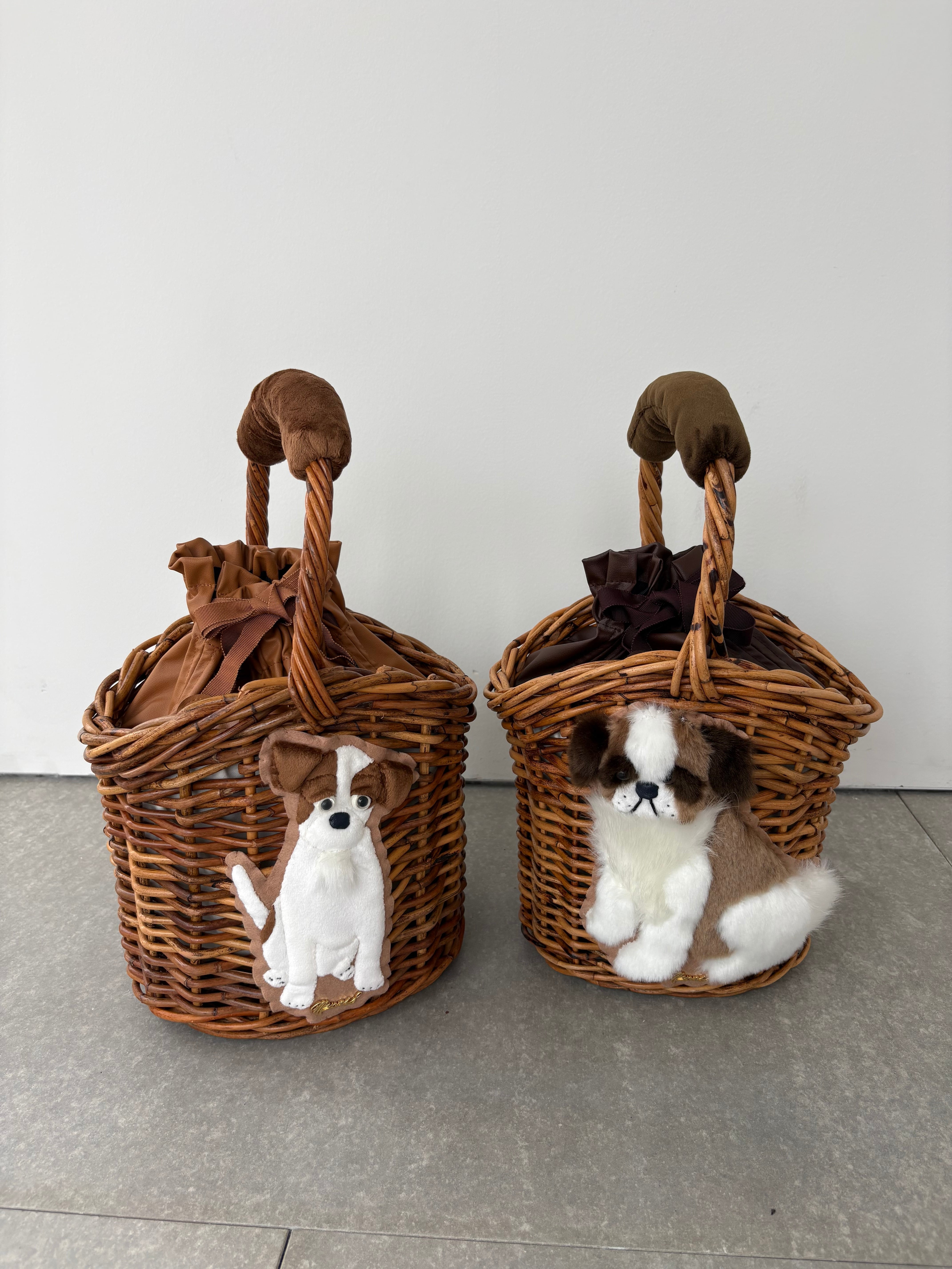 新品 MUVEIL 鳥 ぬいぐるみ付きかごバッグ KIM SONGHE コラボ Bag | KOKO