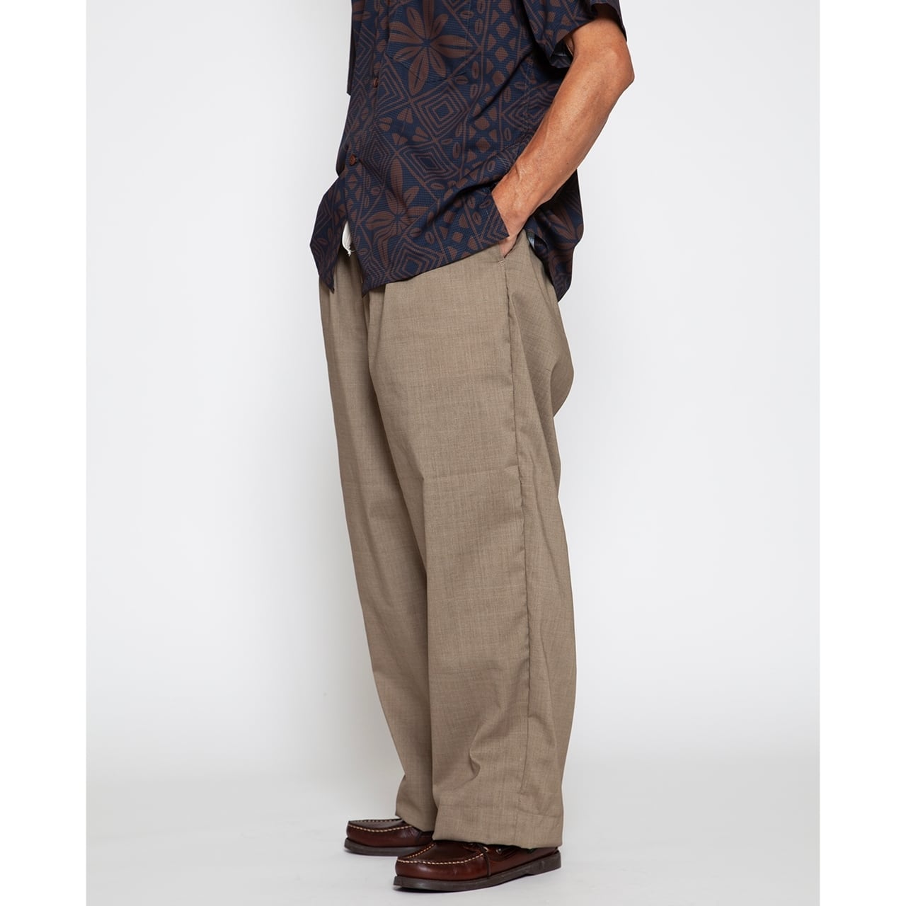 THE CORONA UTILITY / DESERT EASY SLACKS Poly/Ramie Tropical