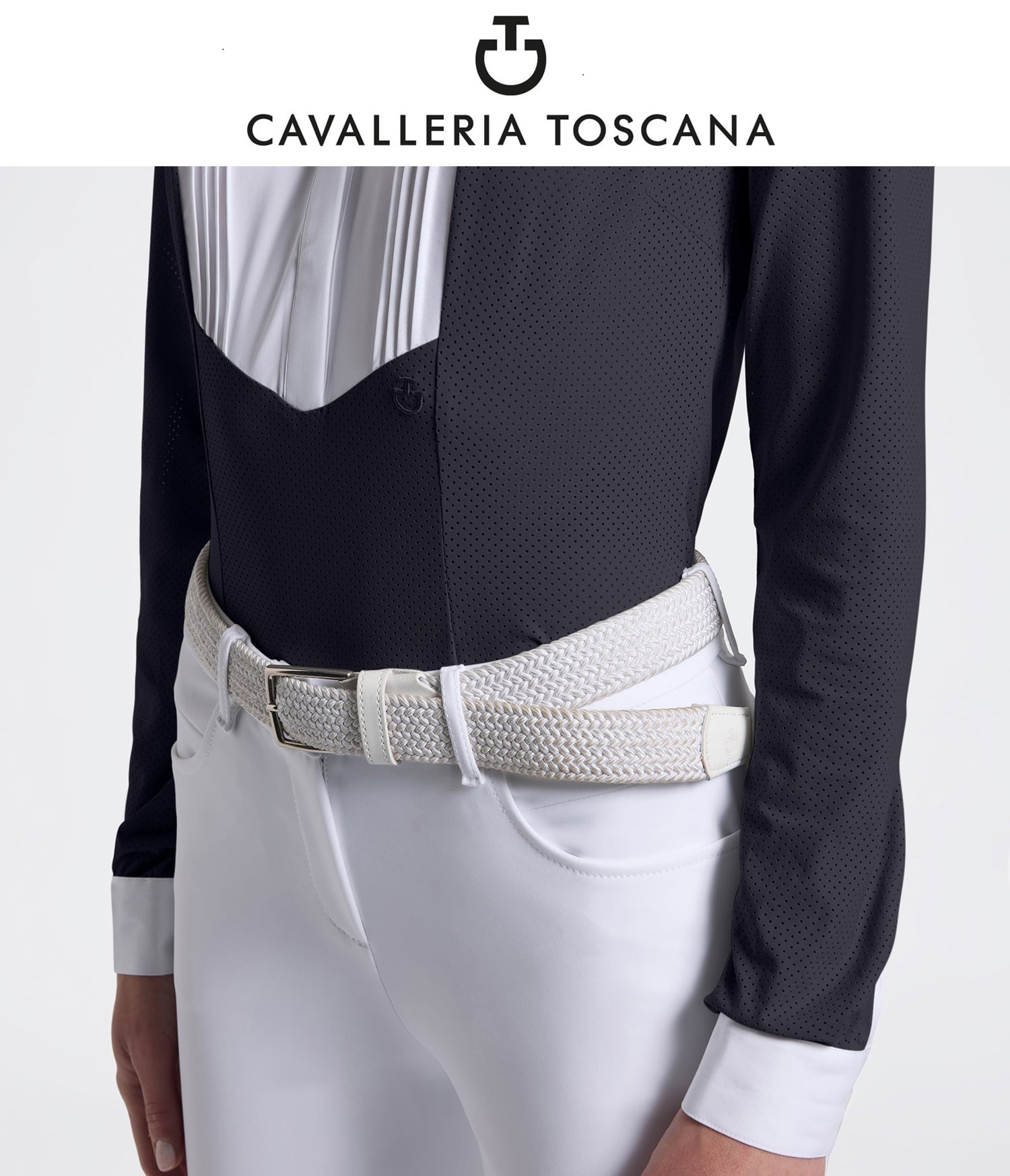 CavalleriaToscanaレディスLSシャツ CAD097 JF024 | 乗馬用品