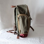 【Deadstock Item】バックパック / Convertible 2WAY Backpack/ スモーキーカーキ×バーガンディ・ボトム