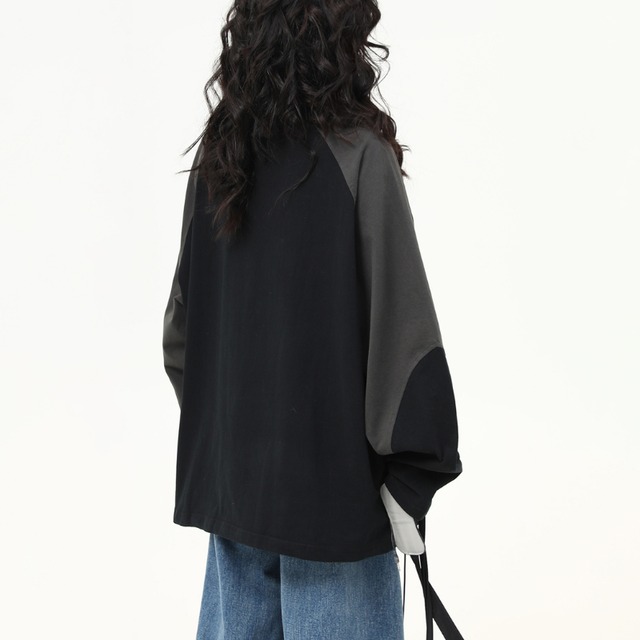 one-point raglan long tee　ワンポイントラグランロングティー　J1490