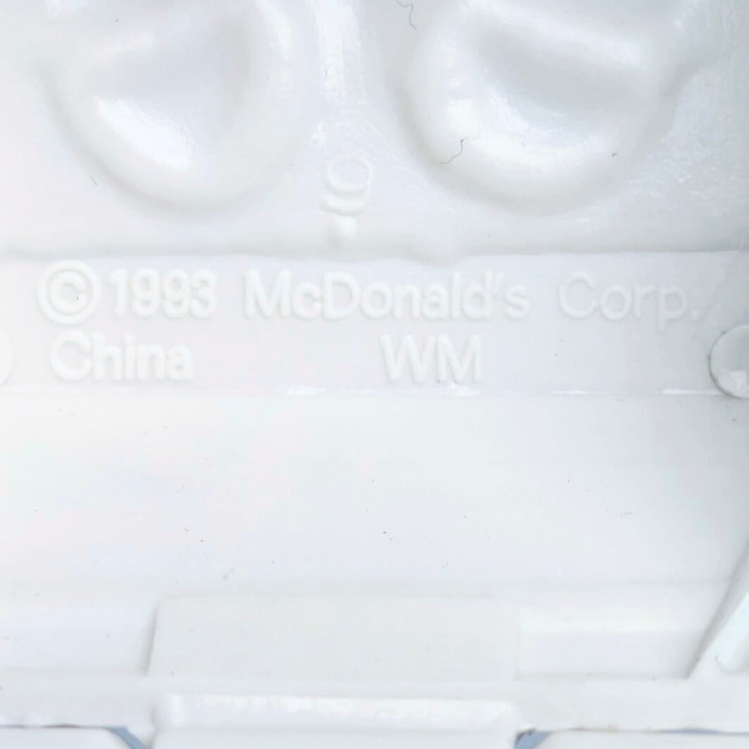 ☆ VINTAGE 1993 ☆【 McDonald's ( マクドナルド ) 】1993年マクドナルドミールトイ『 Food FUNdamentals(フード・ファンダメンタルズ)シリーズ』Milly(ミリー)Low Fat Milk / ハッピーミール 〚アメリカン雑貨 アメトイ〛