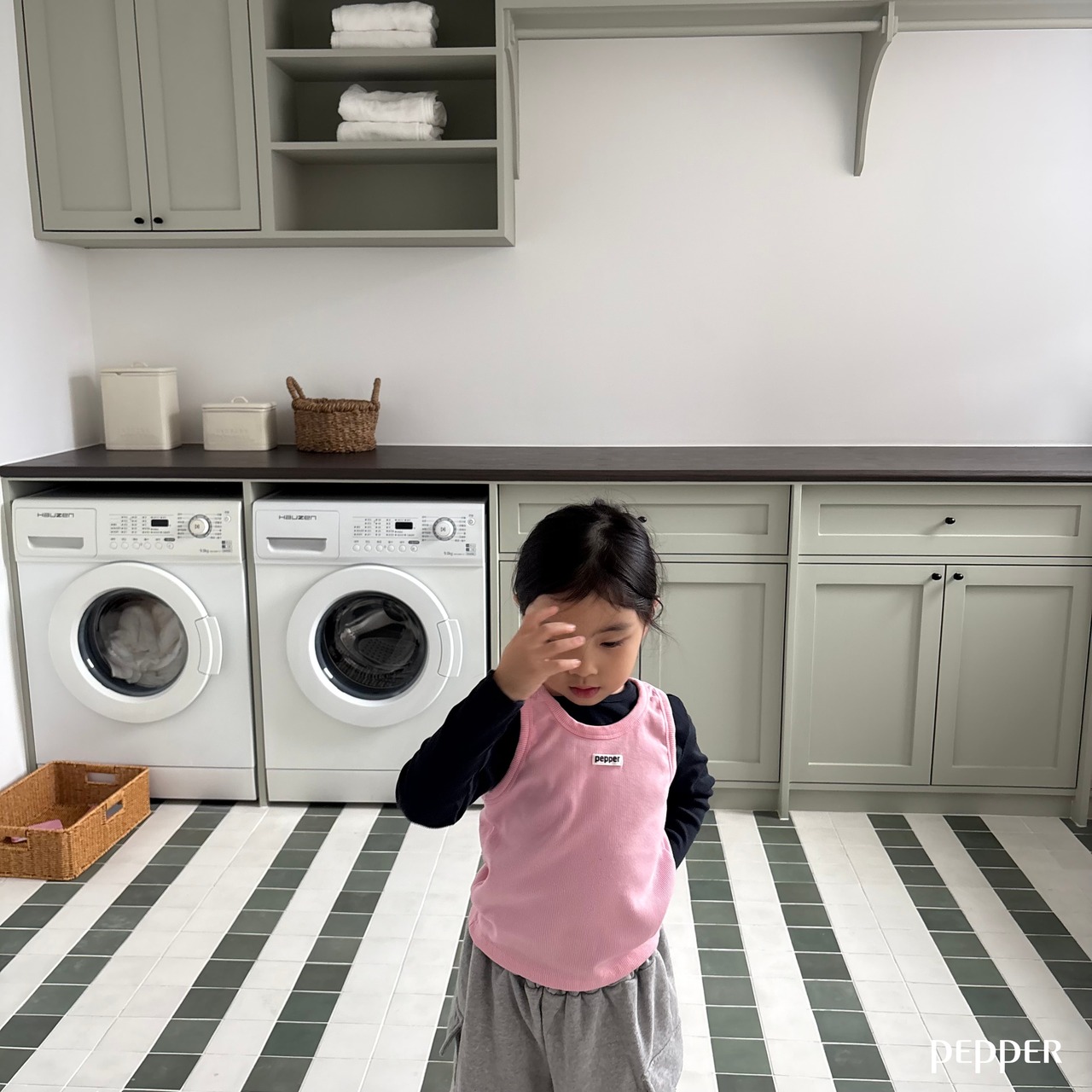 PEPPER 26/SP Ribbed basic T-shirt