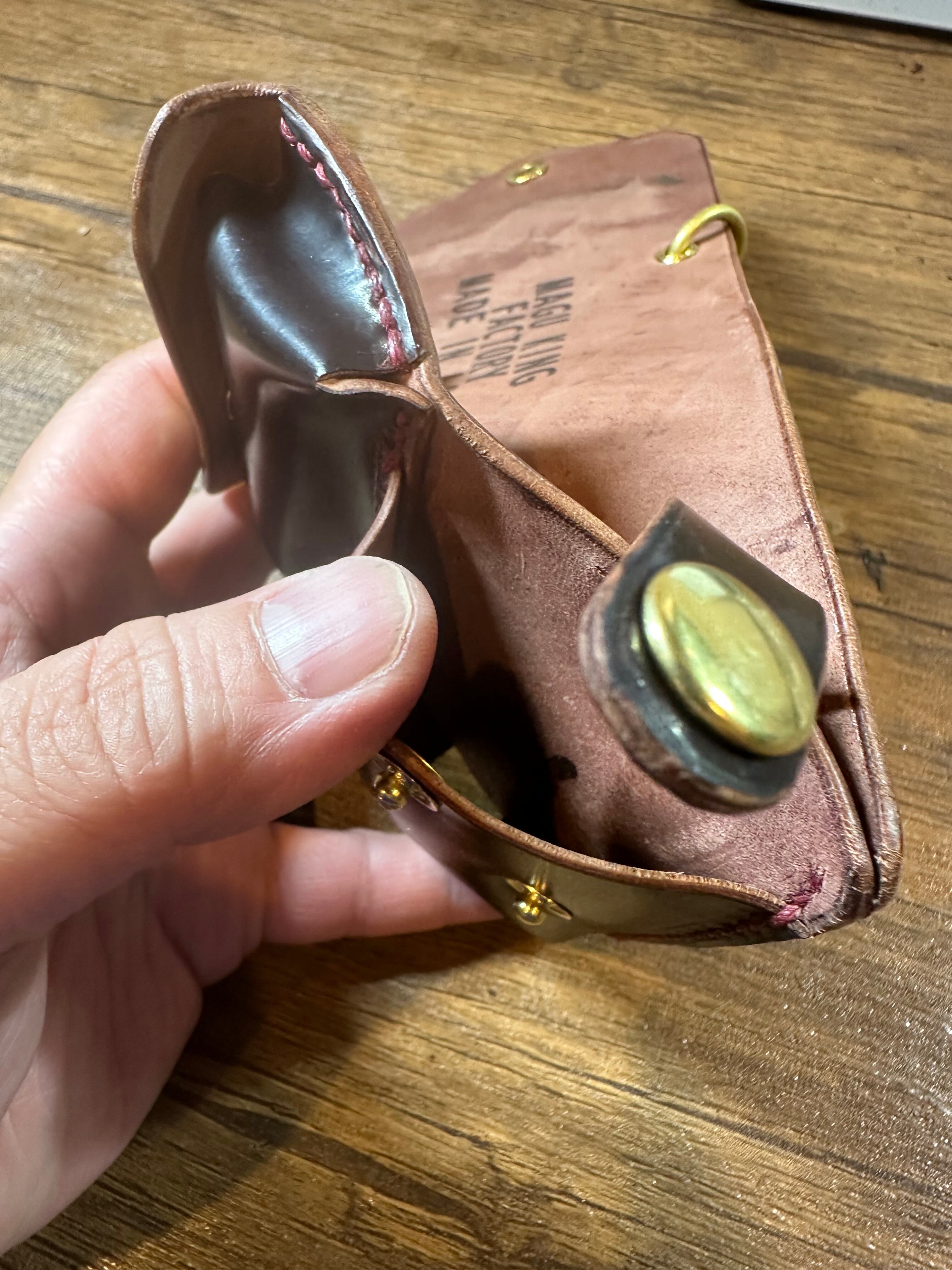 即納』CK-071ASシェルコードバン仕様 コンパクトウォレット