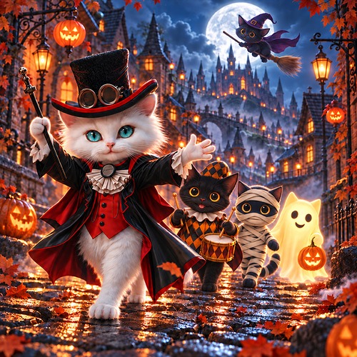 HALLOWEEN CAT PARADE