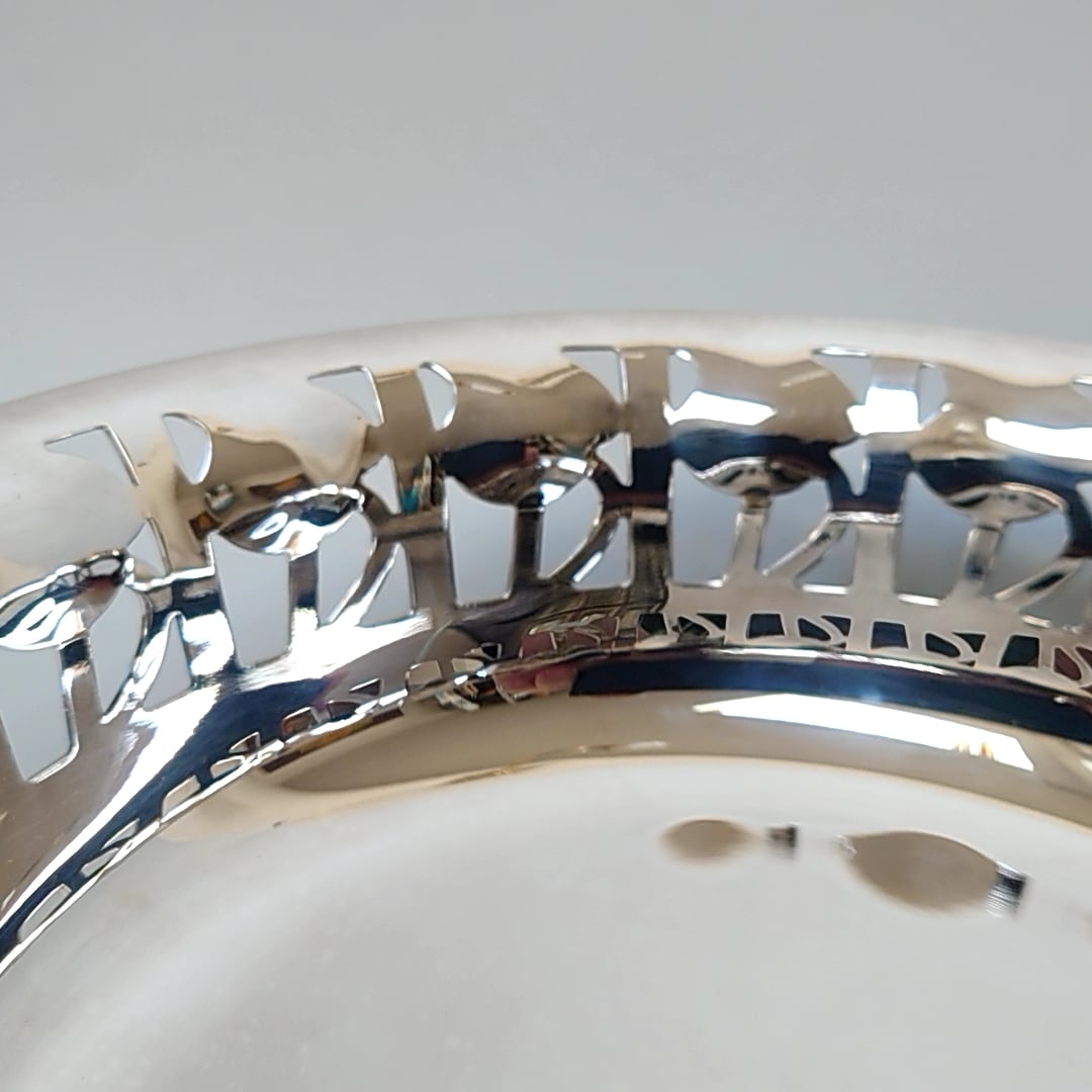 ALESSI/アレッシィ ”Rosenschale” バスケット シルバープレート Josef