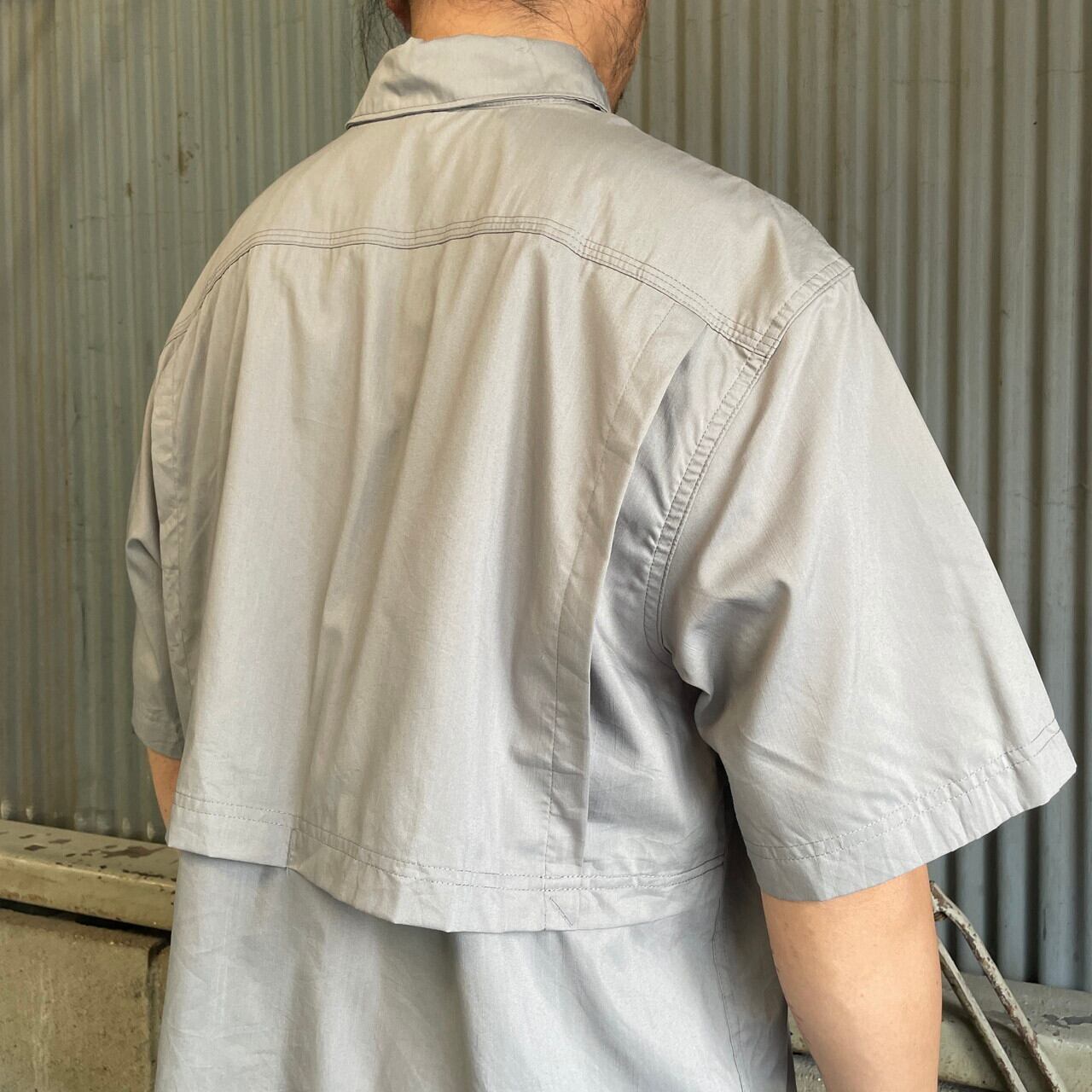 Carhartt カーハート 企業ロゴ刺繍 半袖ワークシャツ メンズL 古着
