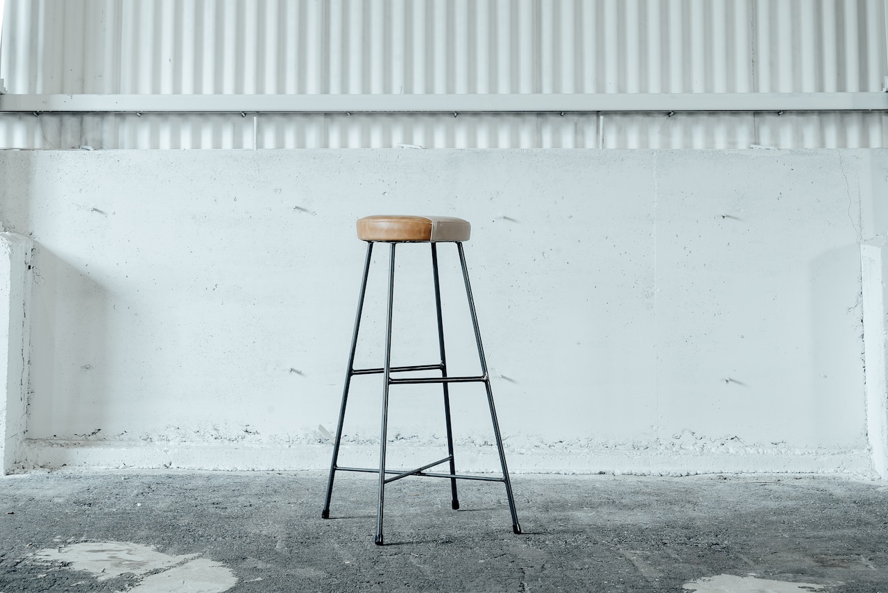 TWO TONE STOOL-HIGH-/スツール/H710mm/送料無料(北海道・沖縄・離島除く)