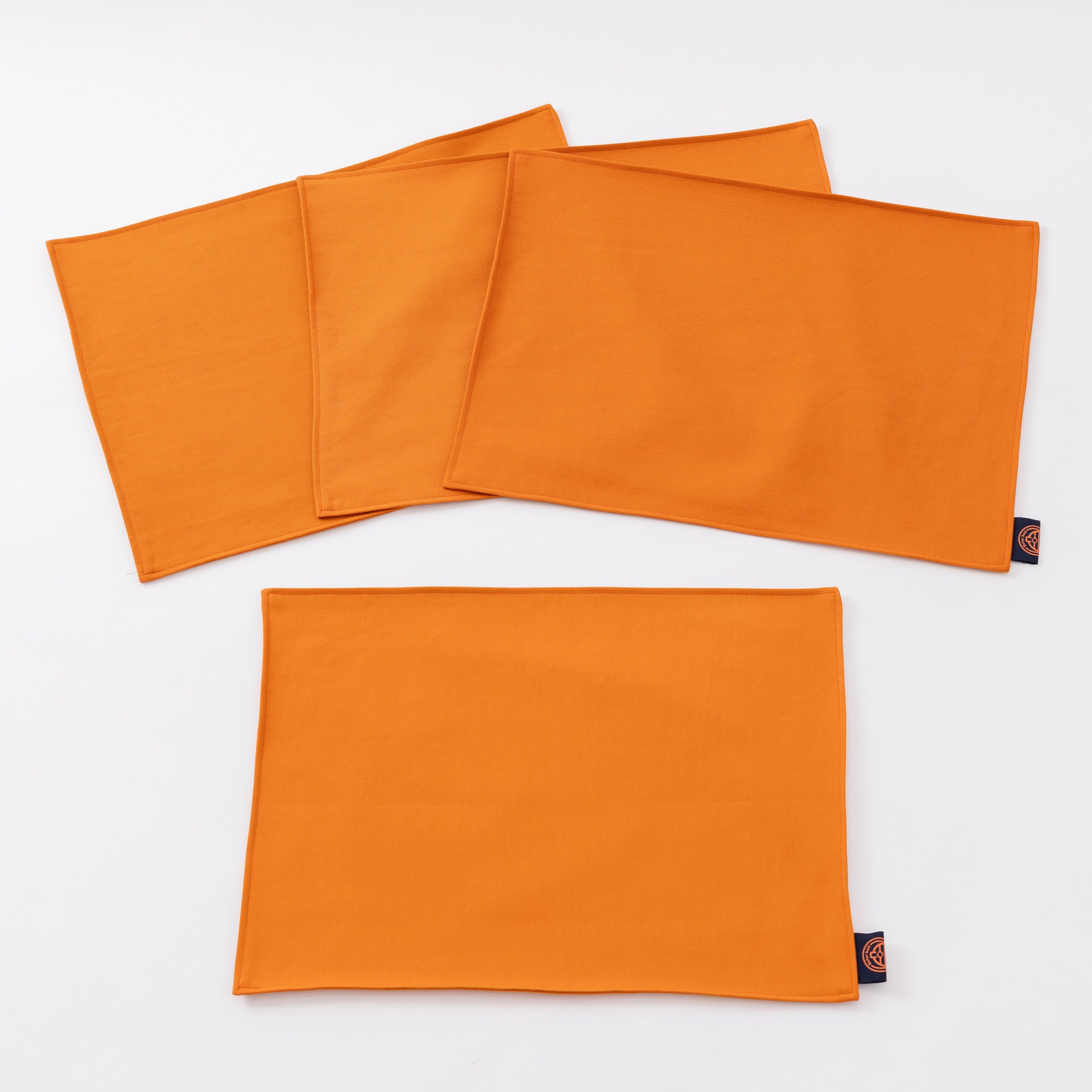 消防救助服からできたランチマット(4枚セット)【OKAYAMA】