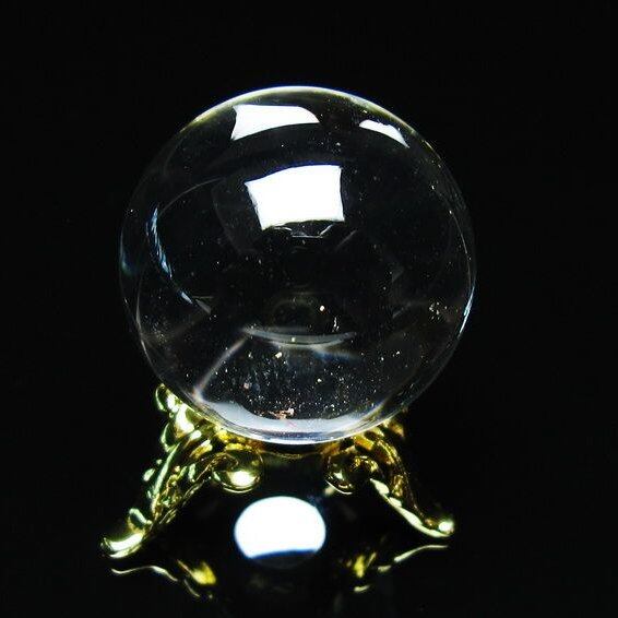 水晶 丸玉 23mm 一点物 おまかせ便 141-7650