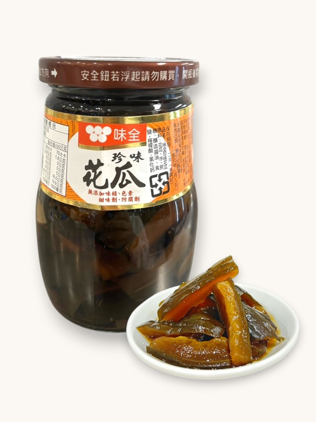 味全　きゅうりの漬物（醃花瓜）400g