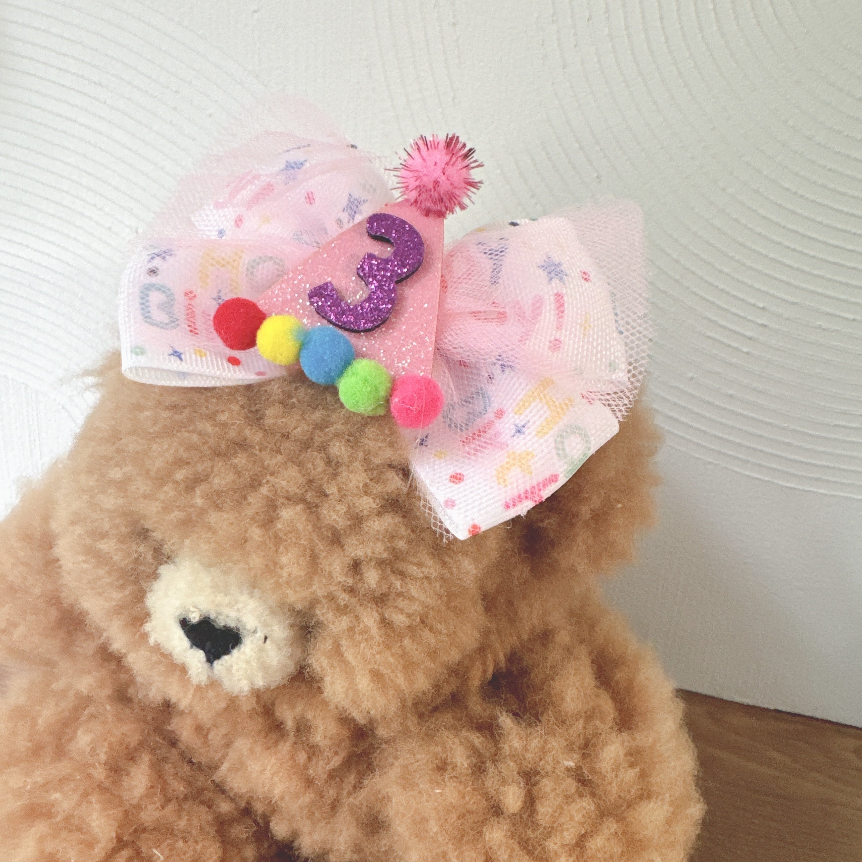 Birthday の年齢おリボンヘアバンド