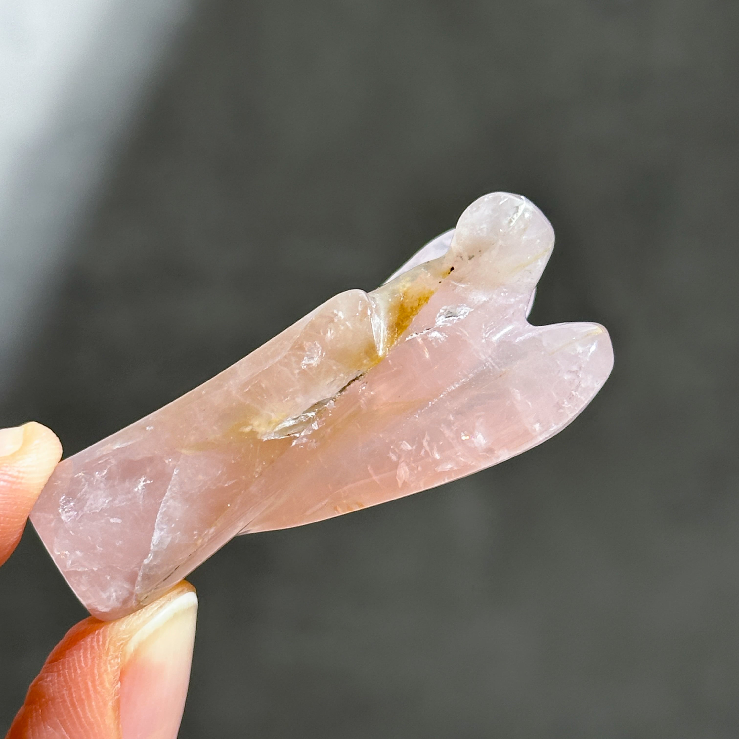 ゴールデンヒーラー×ローズクォーツ ミディアムエンジェル 01