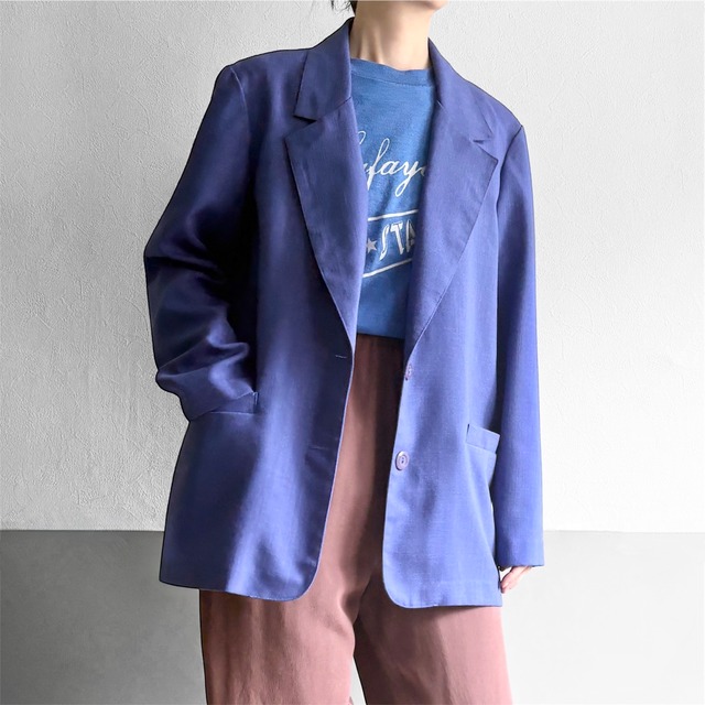 Royal Blue Tailored Jacket made in USA