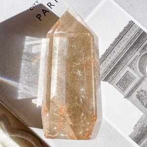 Rutilated Quartz Point 20 ✧ ルチルクォーツ