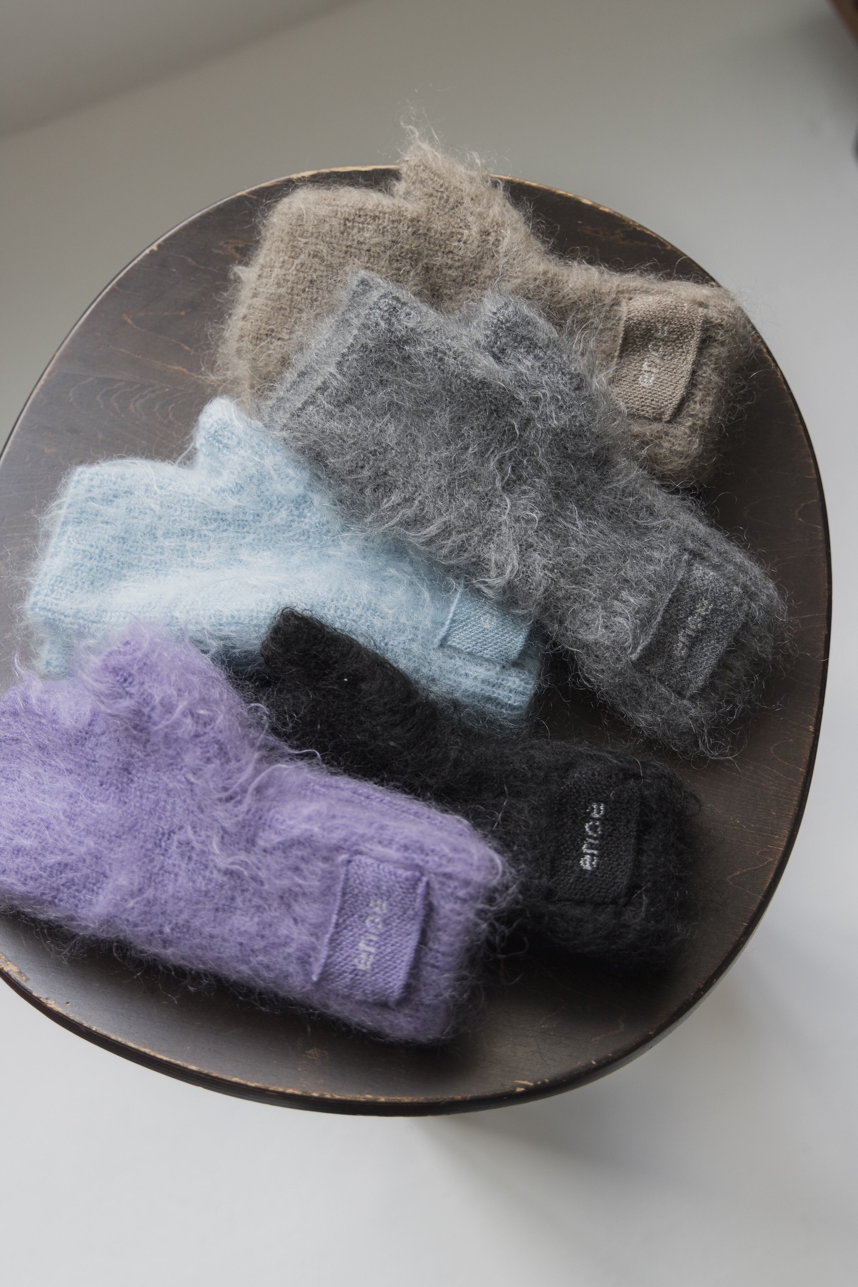 エンシー　未使用　モヘヤグローブ ence mohair glove （black） | ence